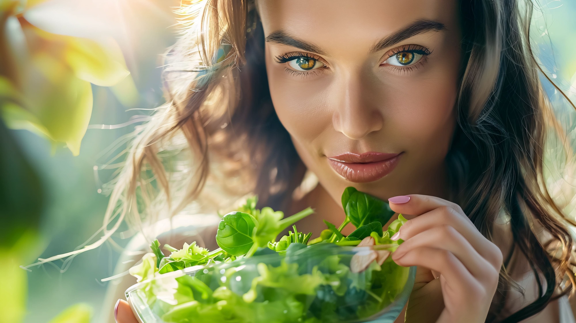 woman-eating-salad